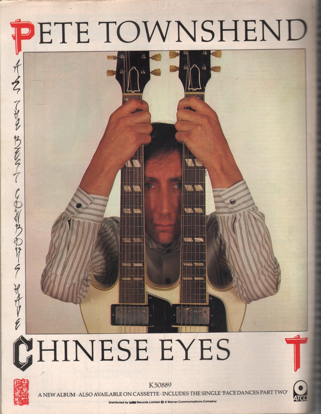 Coati Mundi/Pete Townshend - Face Number 27 July 1982 - Magazine
