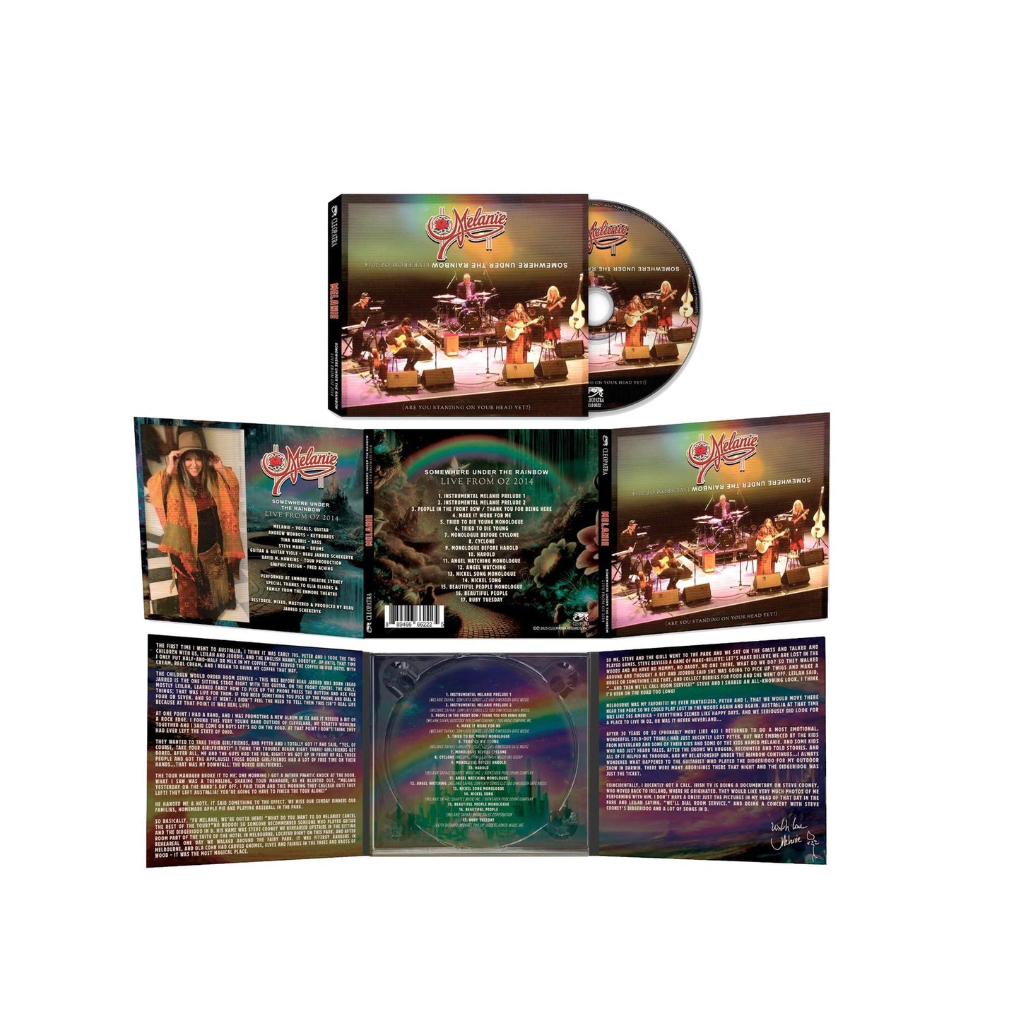 Melanie - somewhere Under the Rainbow - Live From Oz 2014 - Cd