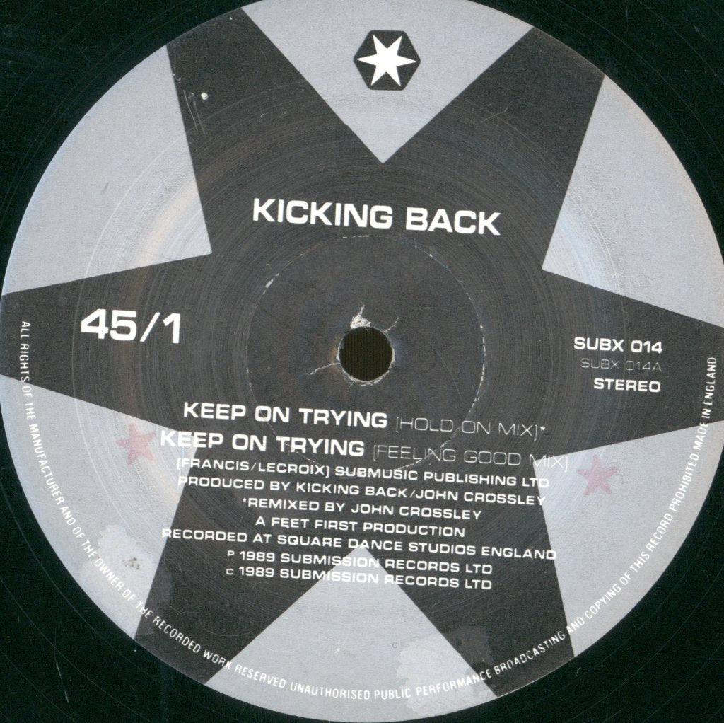 Kicking Back - Keep On Trying - 12 Inch