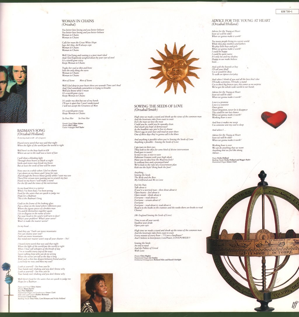 Tears For Fears - Seeds Of Love - Lp
