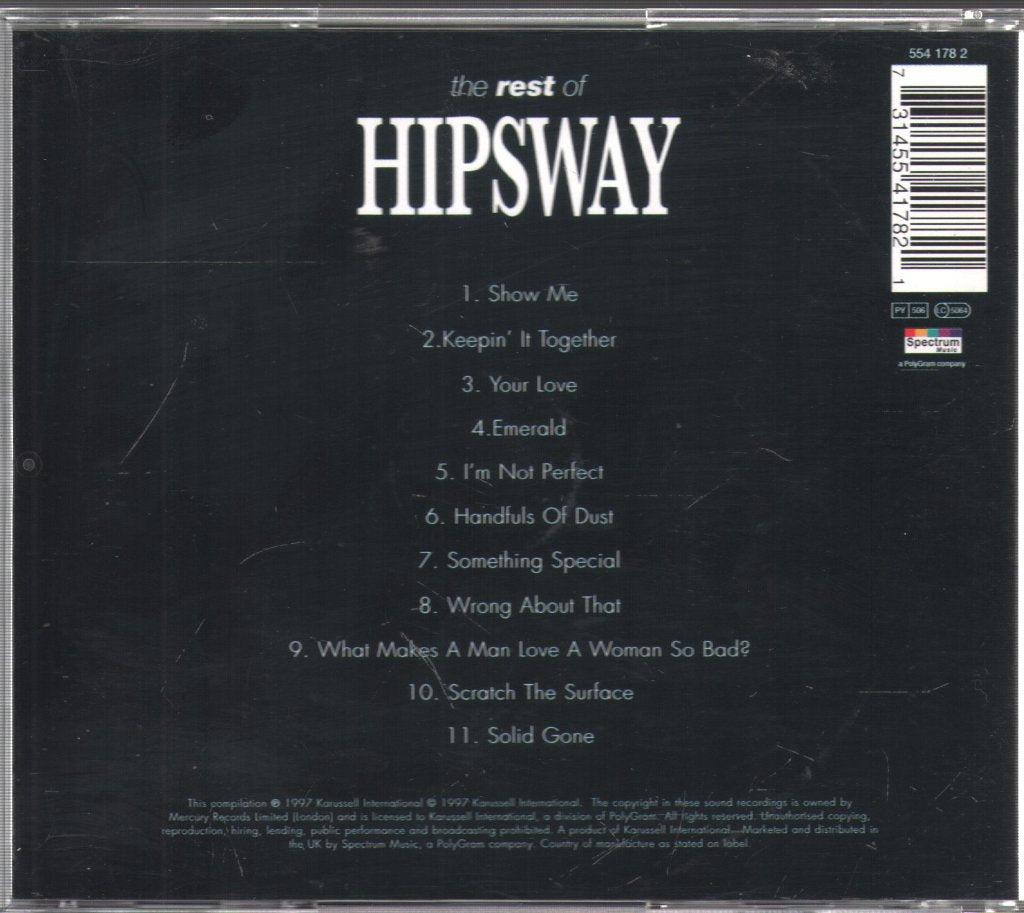 Hipsway - Rest Of Hipsway - Cd