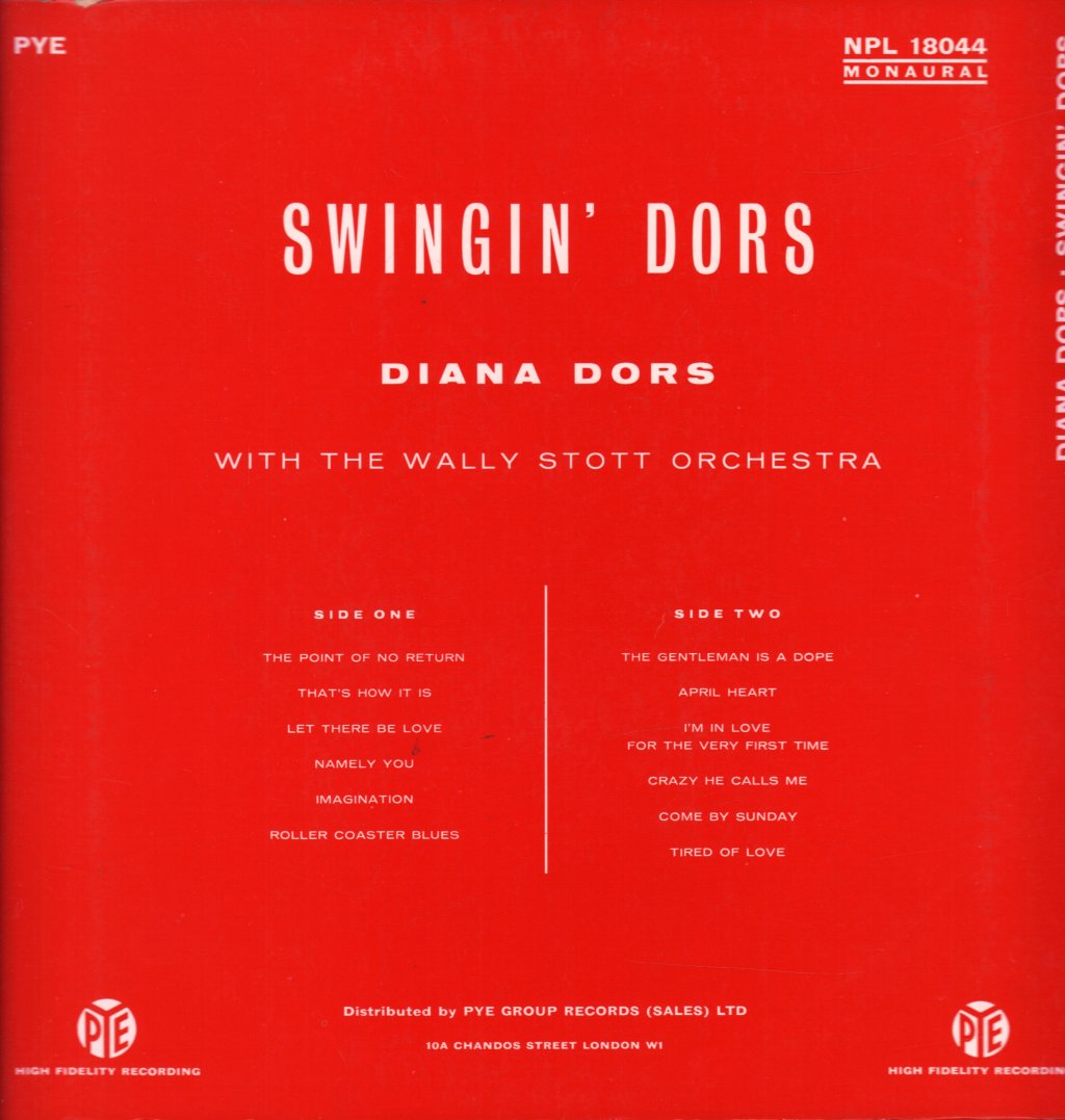 Diana Dors - Swingin' Dors - Lp