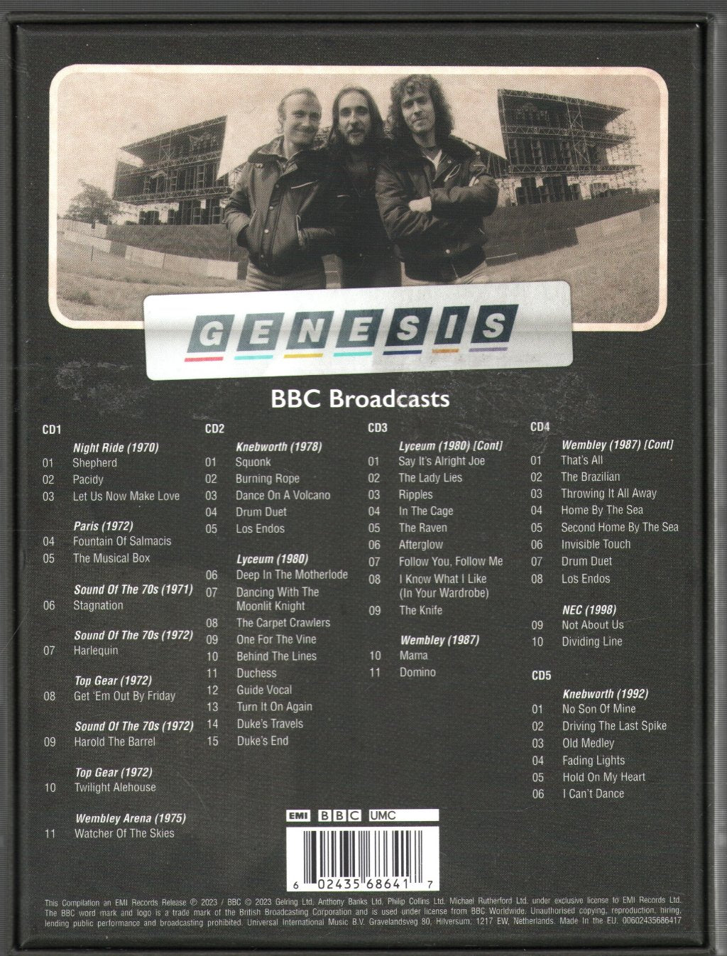 Genesis - BBC Broadcasts - Cd Box Set