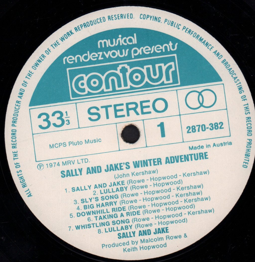 Sally And Jake - Winter Adventure And Harry's Party - Lp