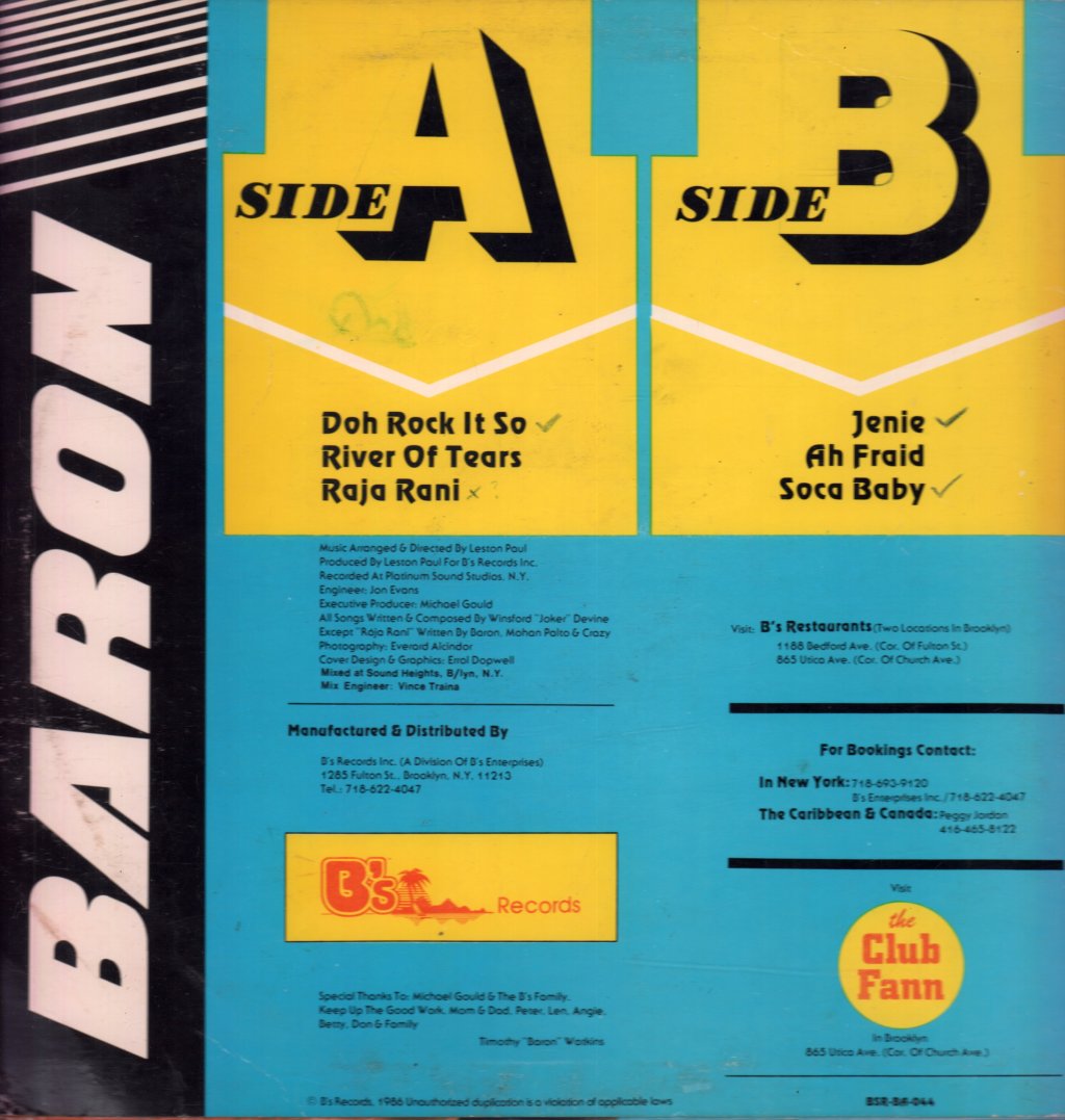 Baron - Sweeter Than Ever - Lp