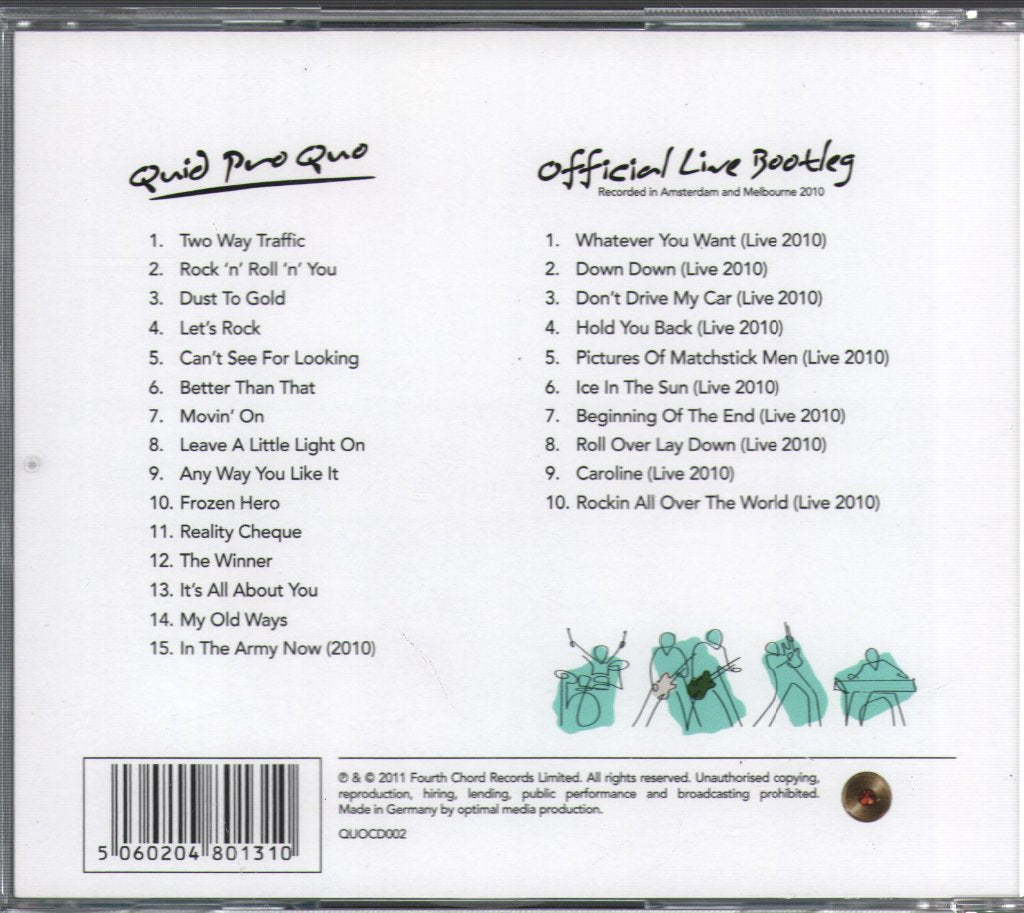 Status Quo - Quid Pro Quo - Double Cd