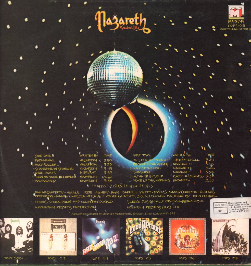 Nazareth - Greatest Hits - Lp