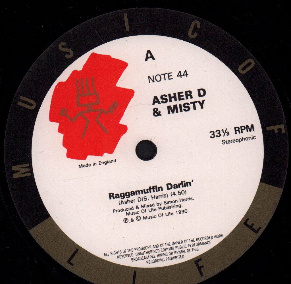 asher d and misty - Ragamuffin Darlin' - 12 Inch