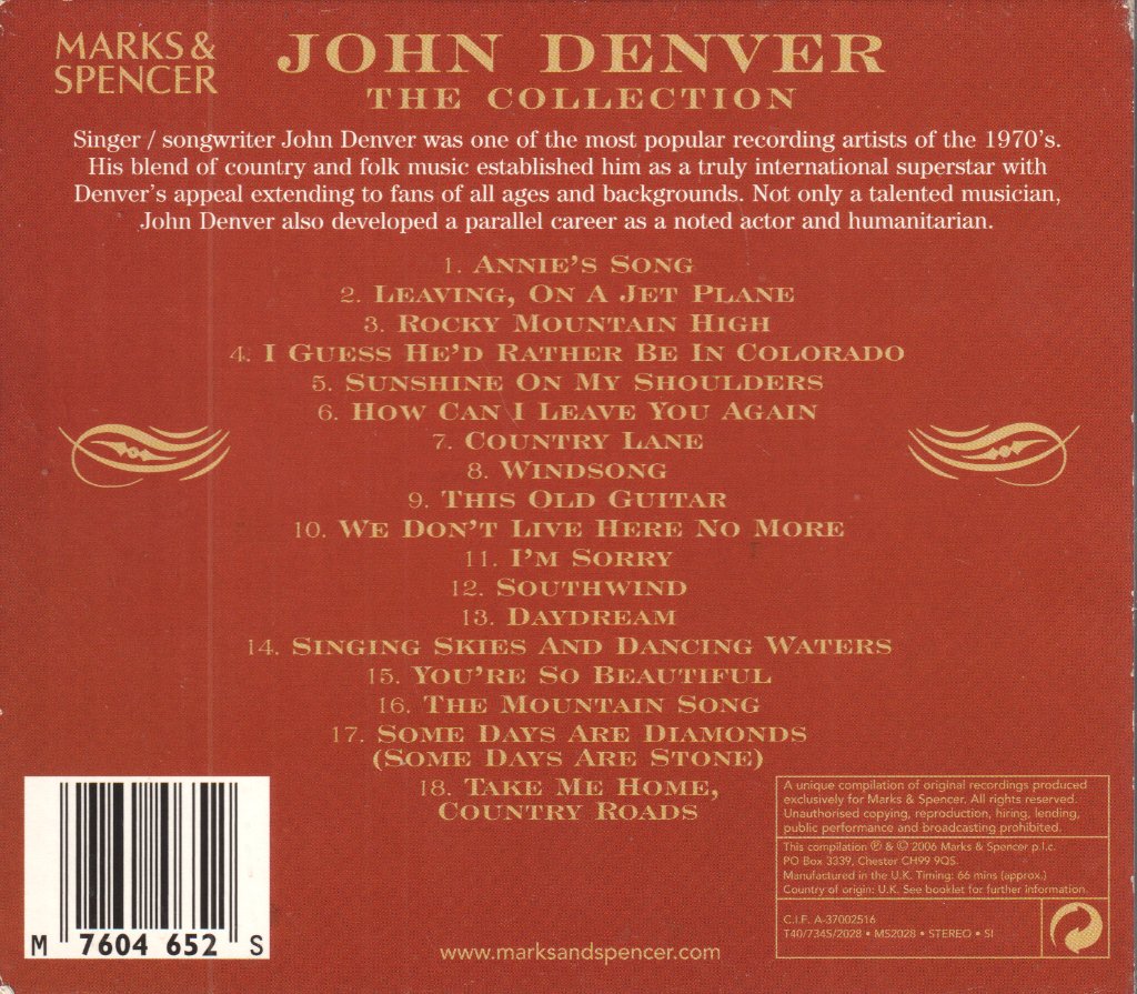 John Denver - Collection - Cd