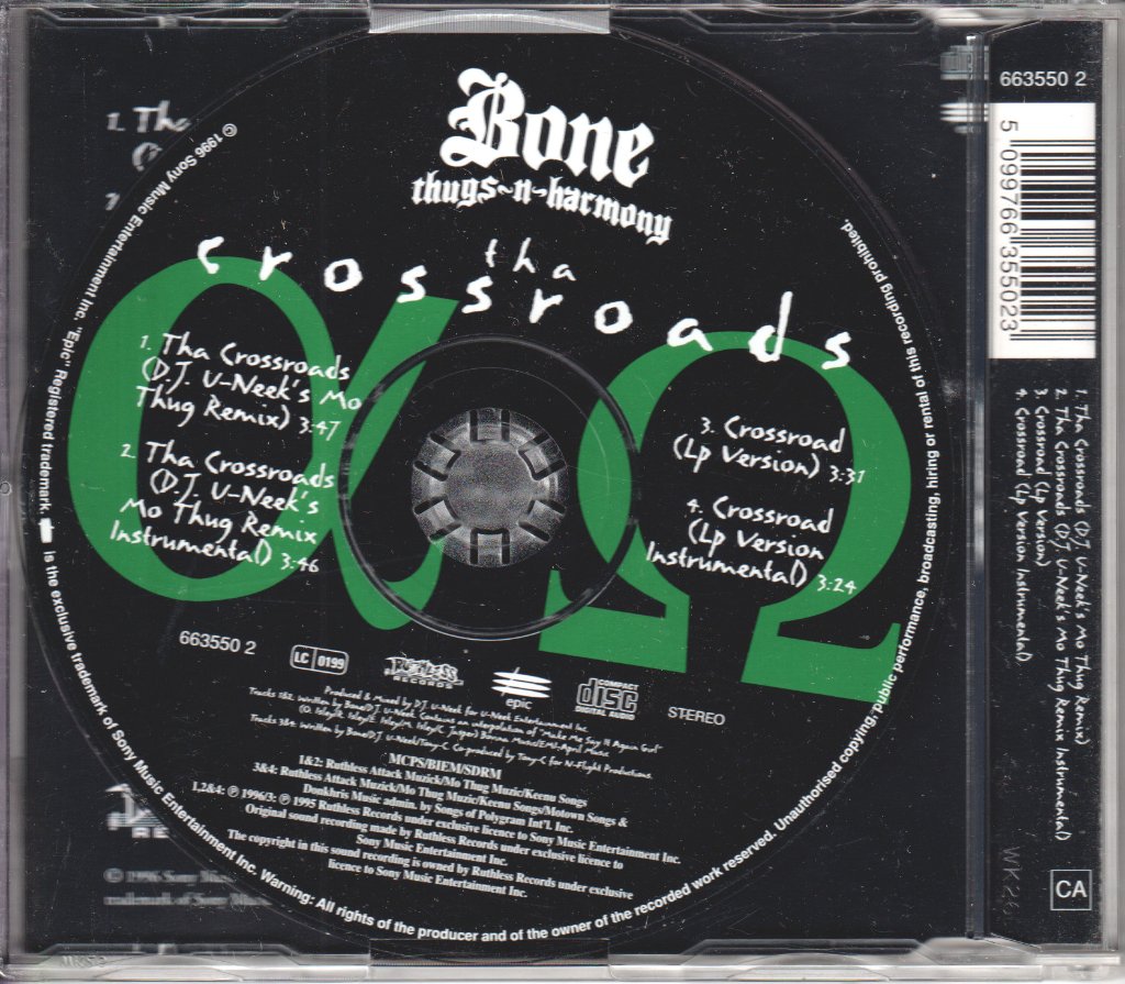 Bone Thugs N Harmony - Tha Crossroads - Cd