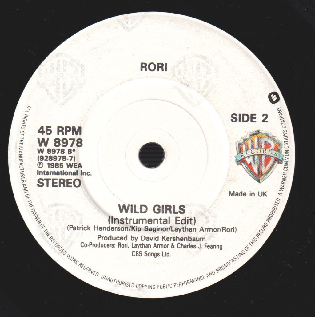 Rori - Wild Girls - 7 Inch