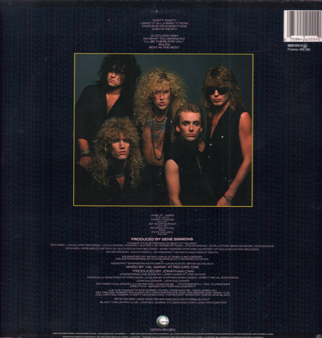 Black N Blue - Nasty Nasty - Lp