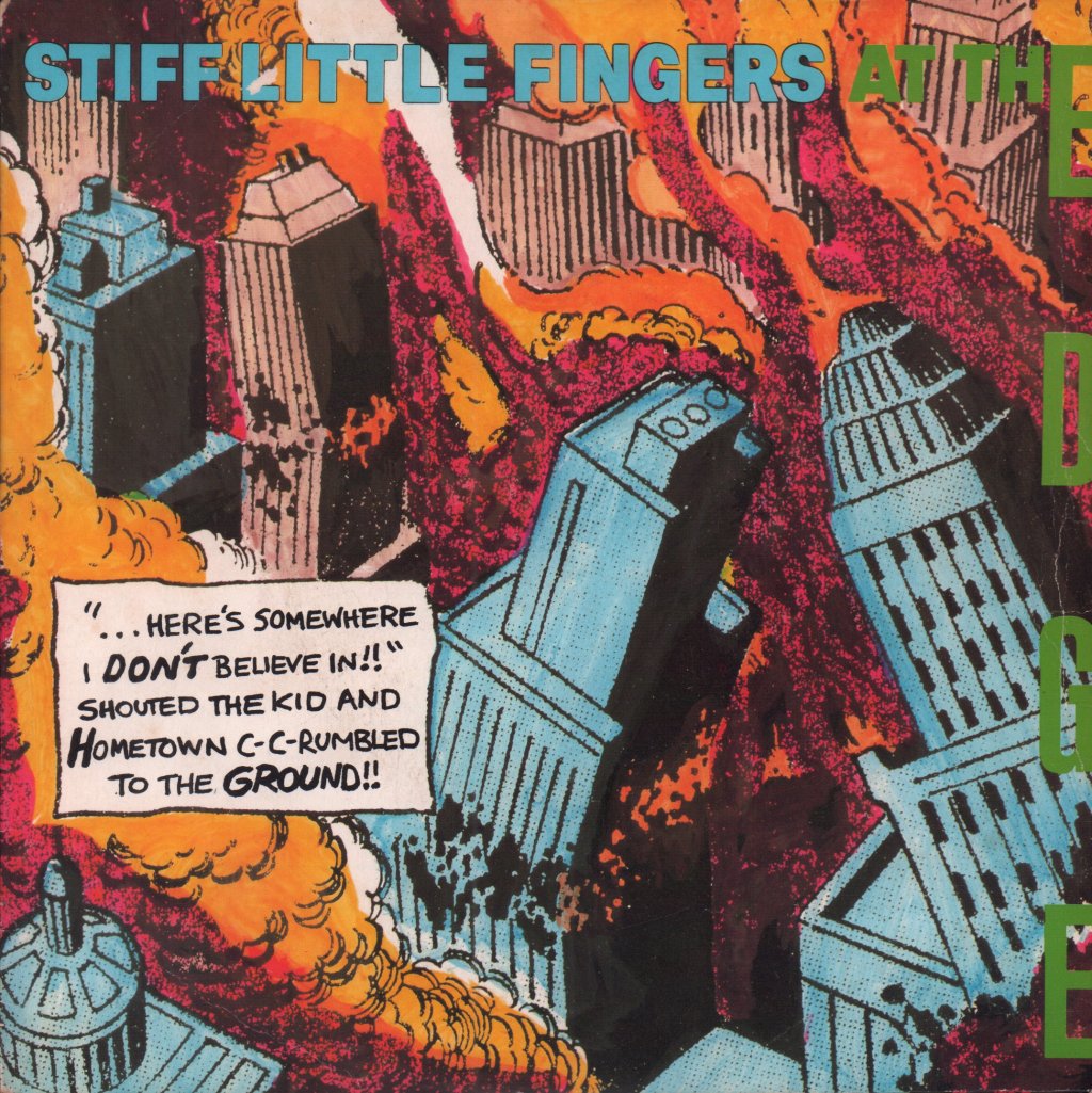 Stiff Little Fingers - At The Edge - 7 Inch