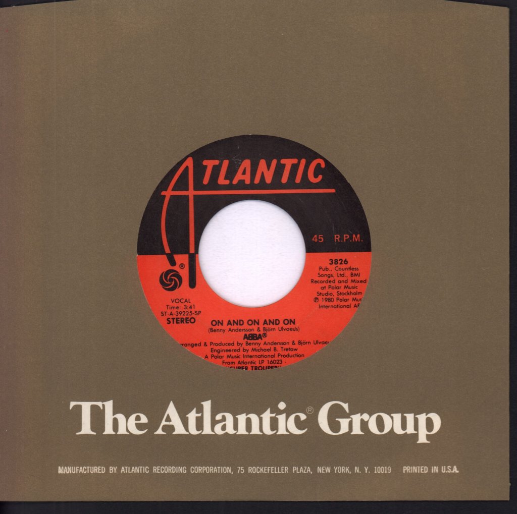 ABBA - Lay All Your Love On Me - 7 Inch