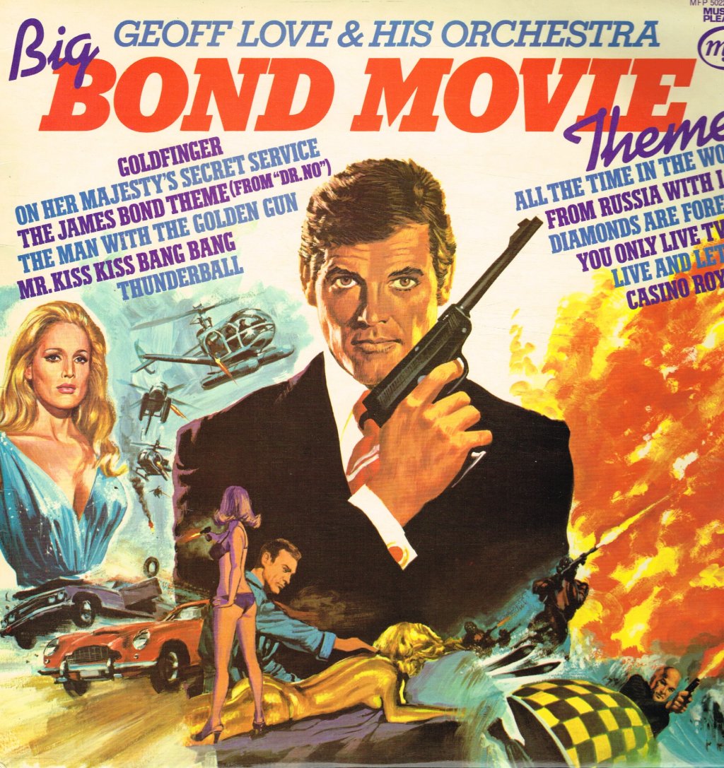 Geoff Love And His Orchestra - Big Bond Movie Themes - Lp