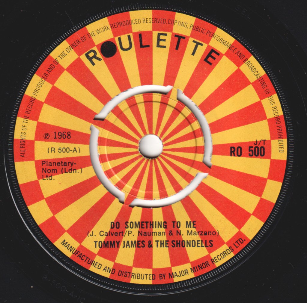 Tommy James And The Shondells - Do Something To Me - 7 Inch