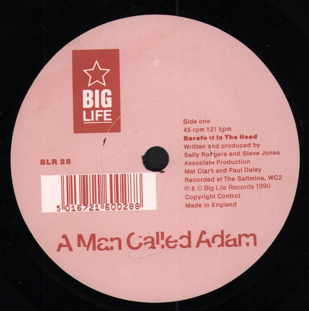 A Man Called Adam - Barefoot In The Head - 7 Inch