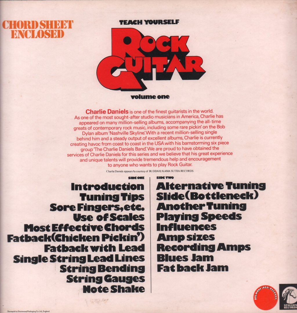 Teach Yourself Rock Guitar - Volume One - Lp