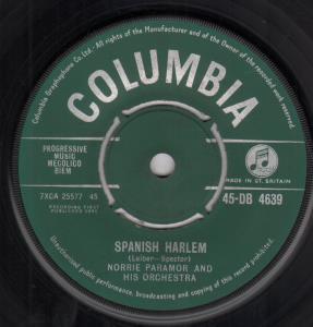 Norrie Paramor And His Orchestra - Spanish Harlem - 7 Inch