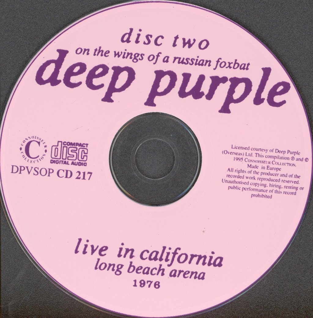 Deep Purple - On The Wings Of A Russian Foxbat • Live In California Long Beach Arena 1976 - Cd Set