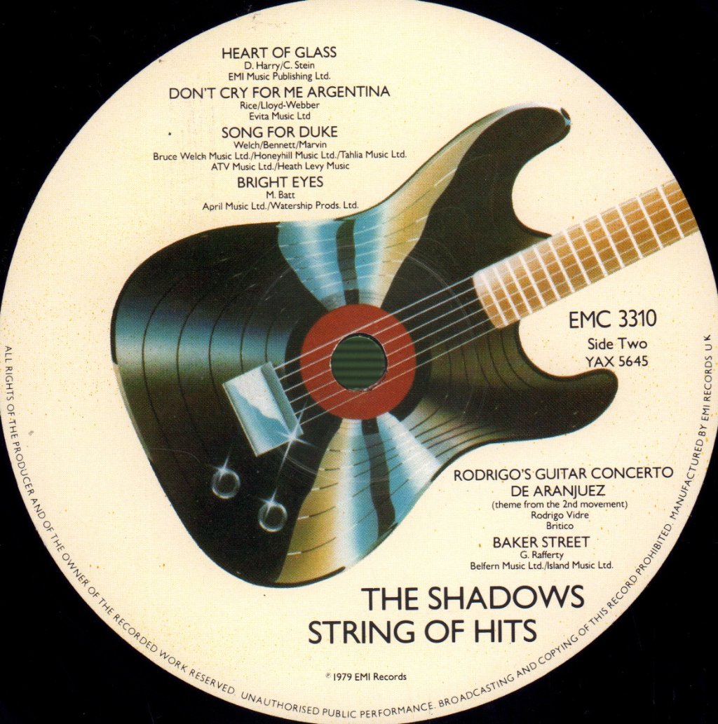 Shadows - String Of Hits - Lp
