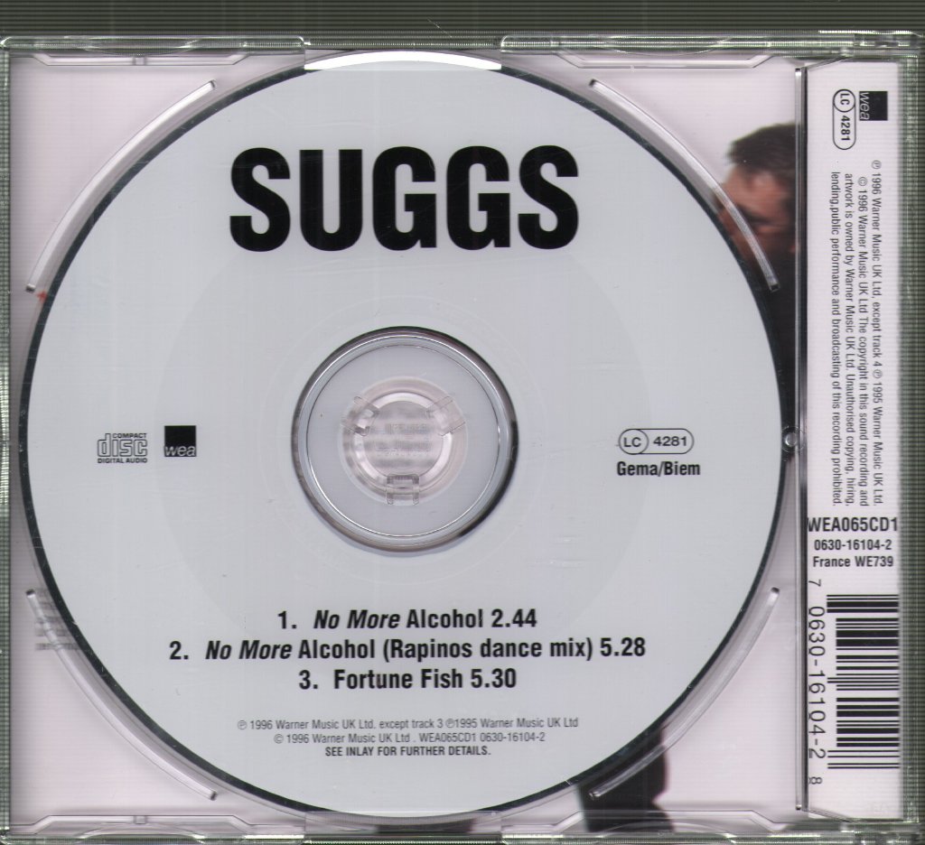 Suggs - No More Alcohol - Cd