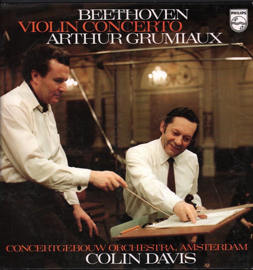 Arthur Grumiaux / Colin Davis / Concertgebouw Orchestra, Amsterdam - Beethoven - Violin Concerto - Lp
