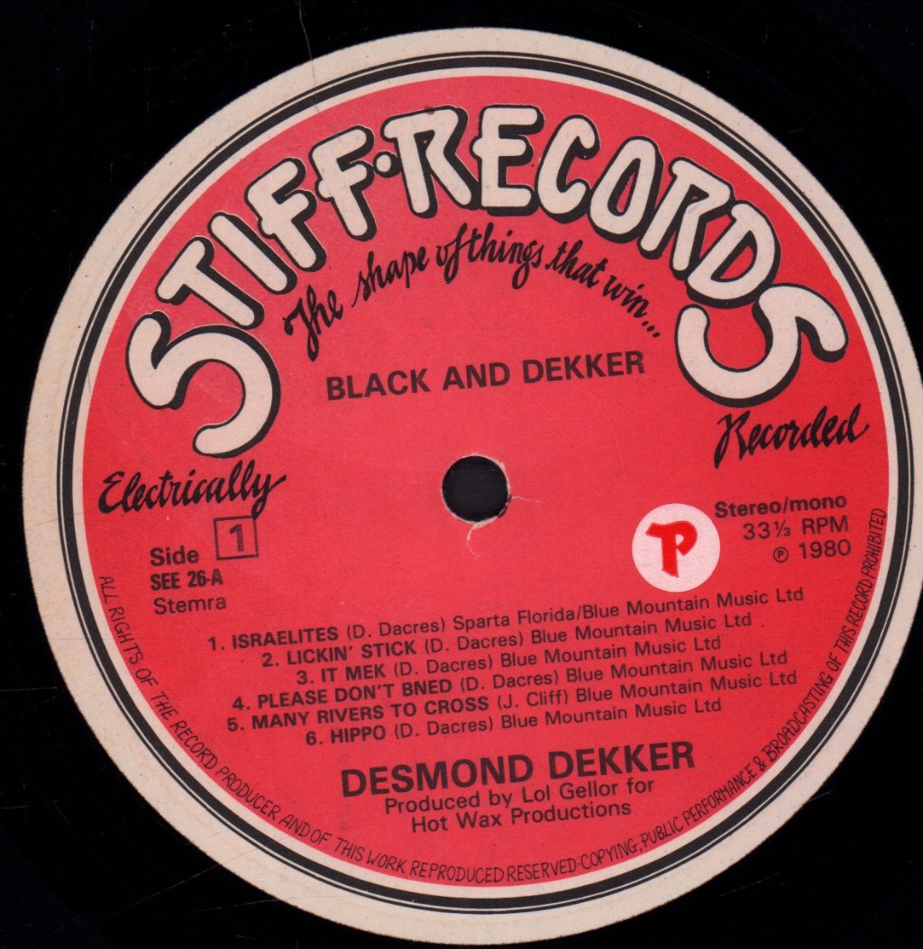 Desmond Dekker - Black And Dekker - Lp