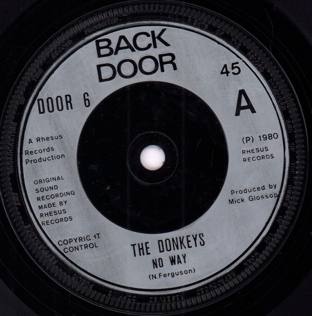 Donkeys - No Way - 7 Inch