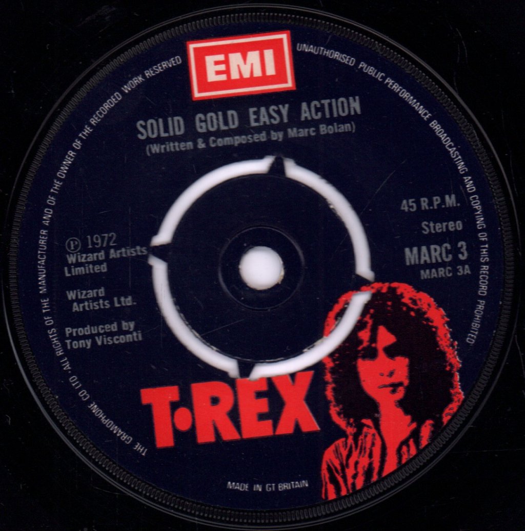 T Rex - Solid Gold Easy Action - 7 Inch