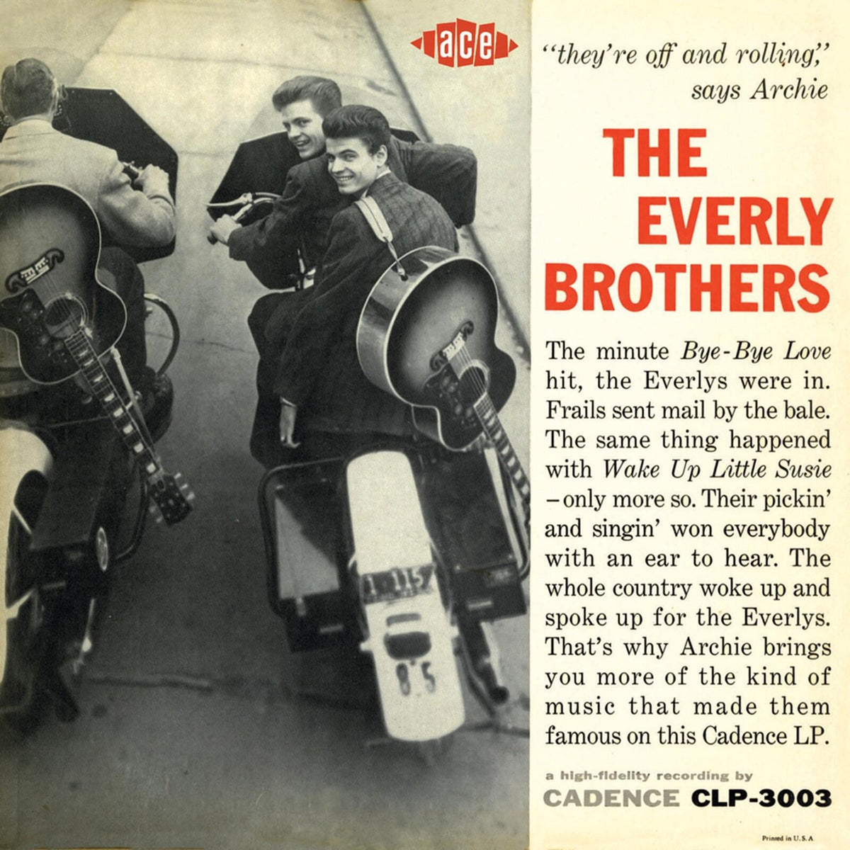 Everly Brothers - Everly Brothers: They're Off and Rolling Says Archie - Cd