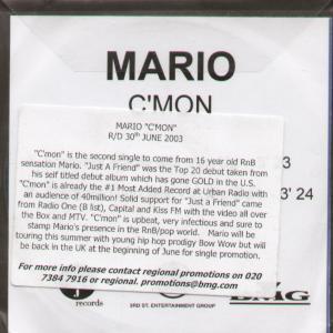 Mario - C'mon - Cdr