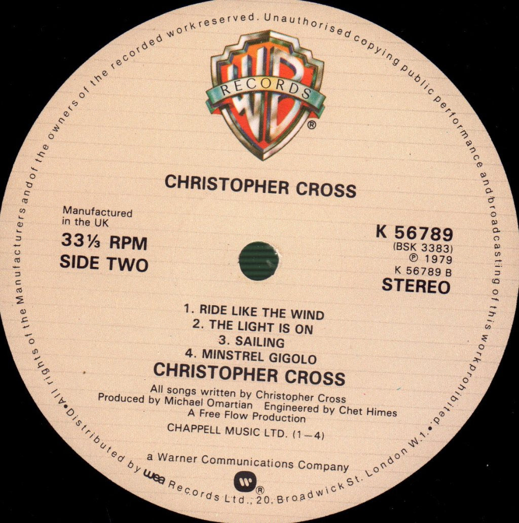 Christopher Cross - Christopher Cross - Lp