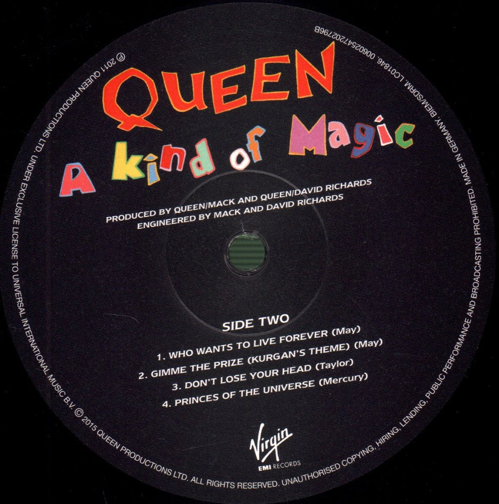 Queen - A Kind Of Magic - Lp