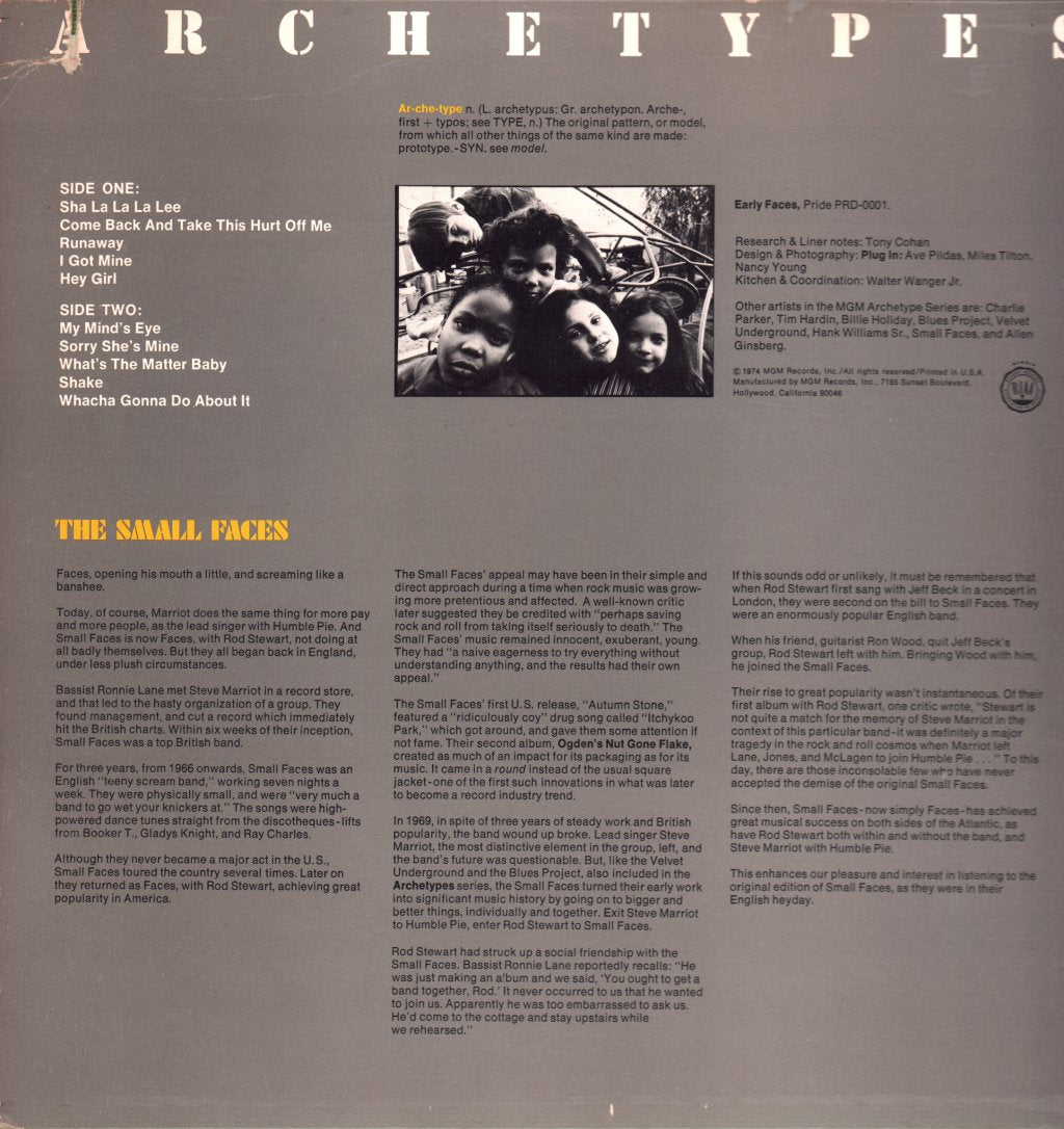 Small Faces - Archetypes - Lp