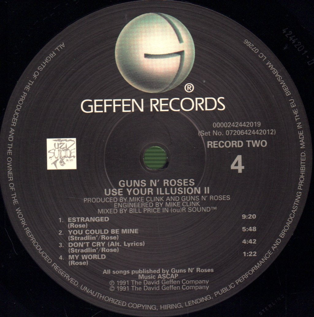 Guns N Roses - Use Your Illusion 2 - Double Lp