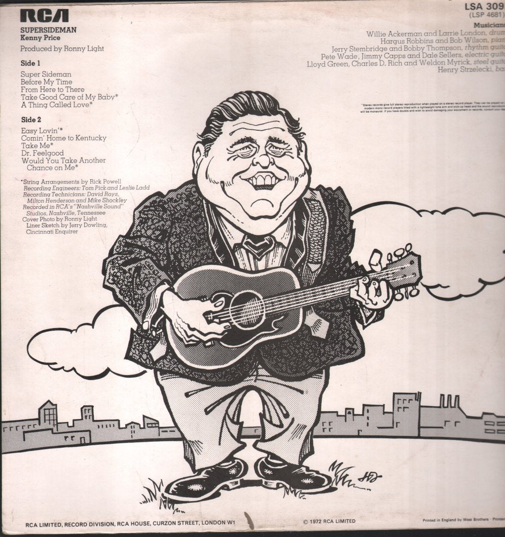 Kenny Price - Supersideman - Lp