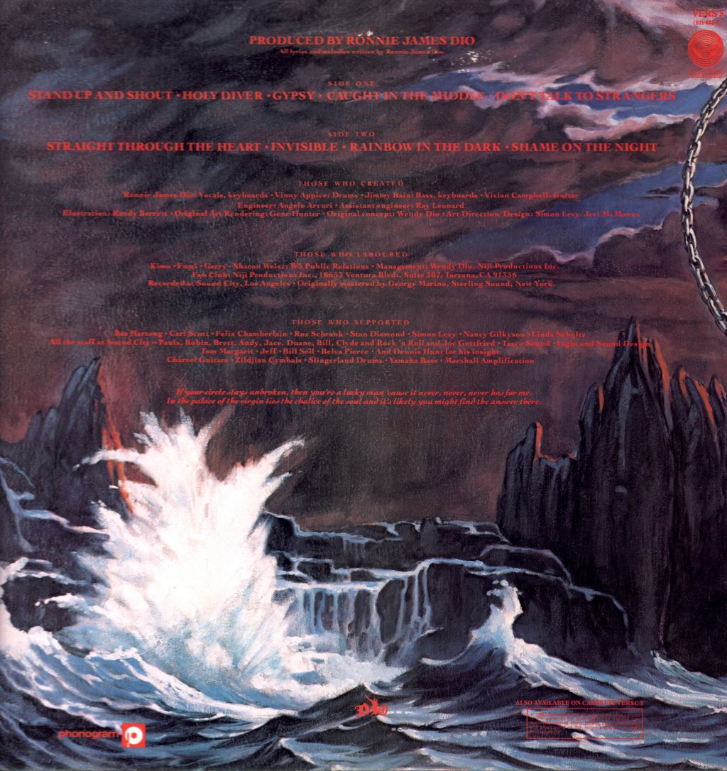 Dio - Holy Diver - Lp