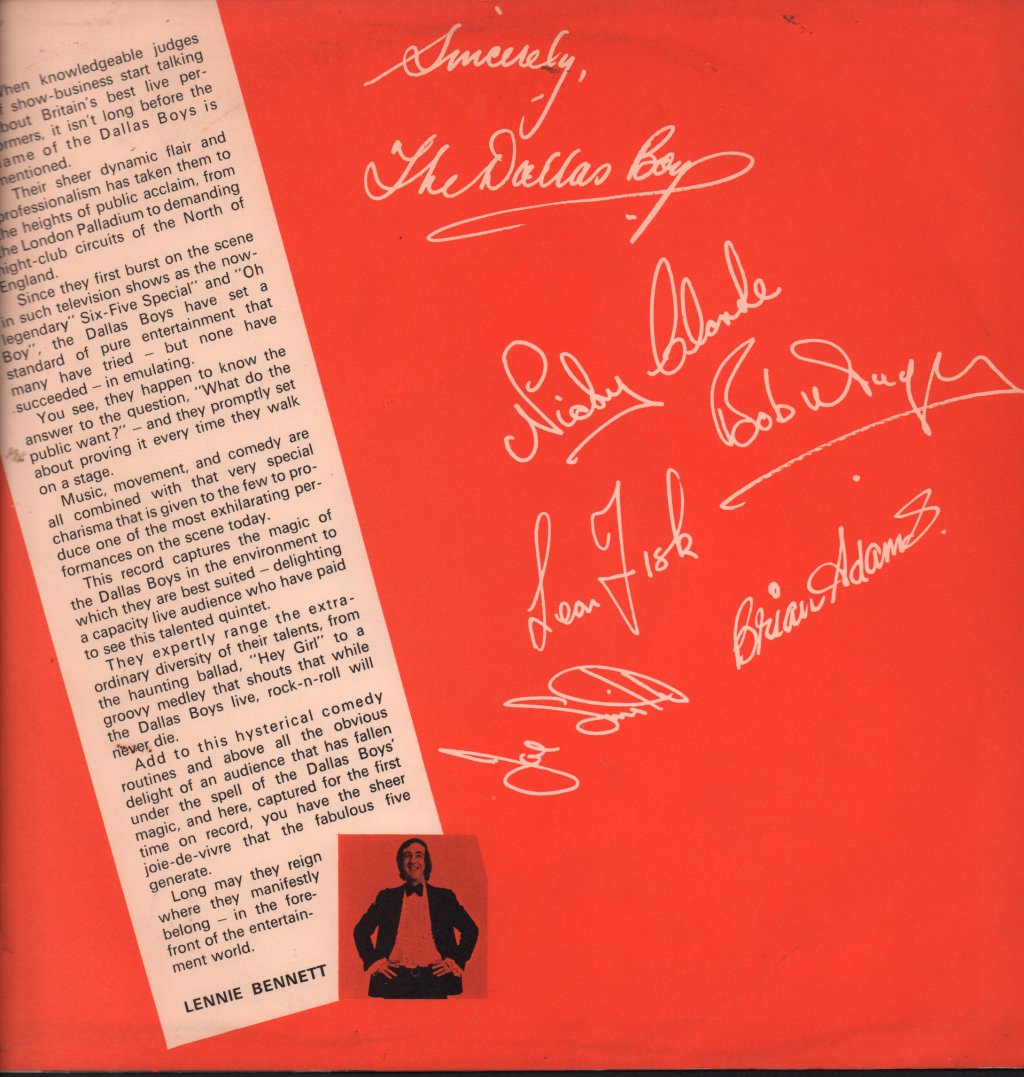 Dallas Boys - Five Alive O - Lp