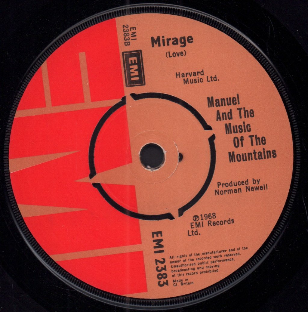 Manuel And The Music Of The Mountains - Rodrigo's Guitar Concerto De Aranjuez - 7 Inch