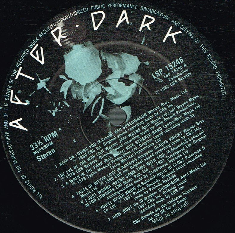 Various Artists - After Dark - Lp