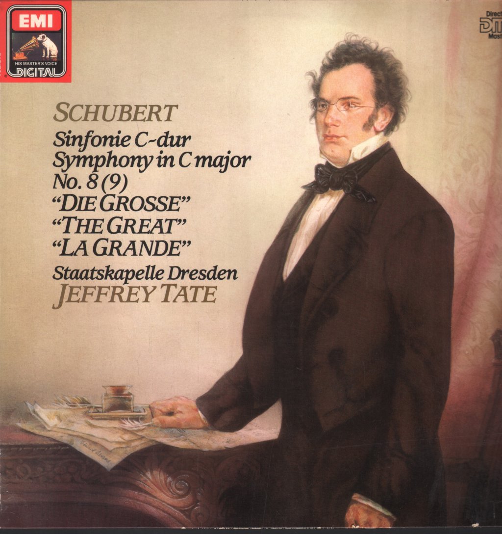 Jeffrey Tate / Staatskapelle Dresden - Schubert - Sinfonie C-dur / Symphony In C Major No. 8 (9) - Lp