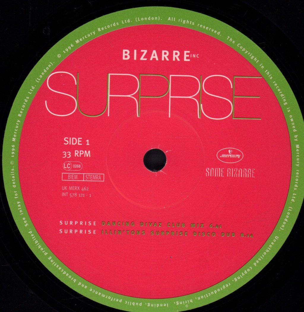 Bizarre Inc - Surprise - 12 Inch