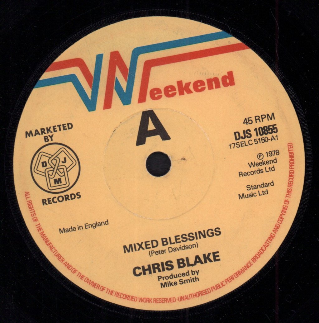 Chris Blake - Mixed Blessings - 7 Inch