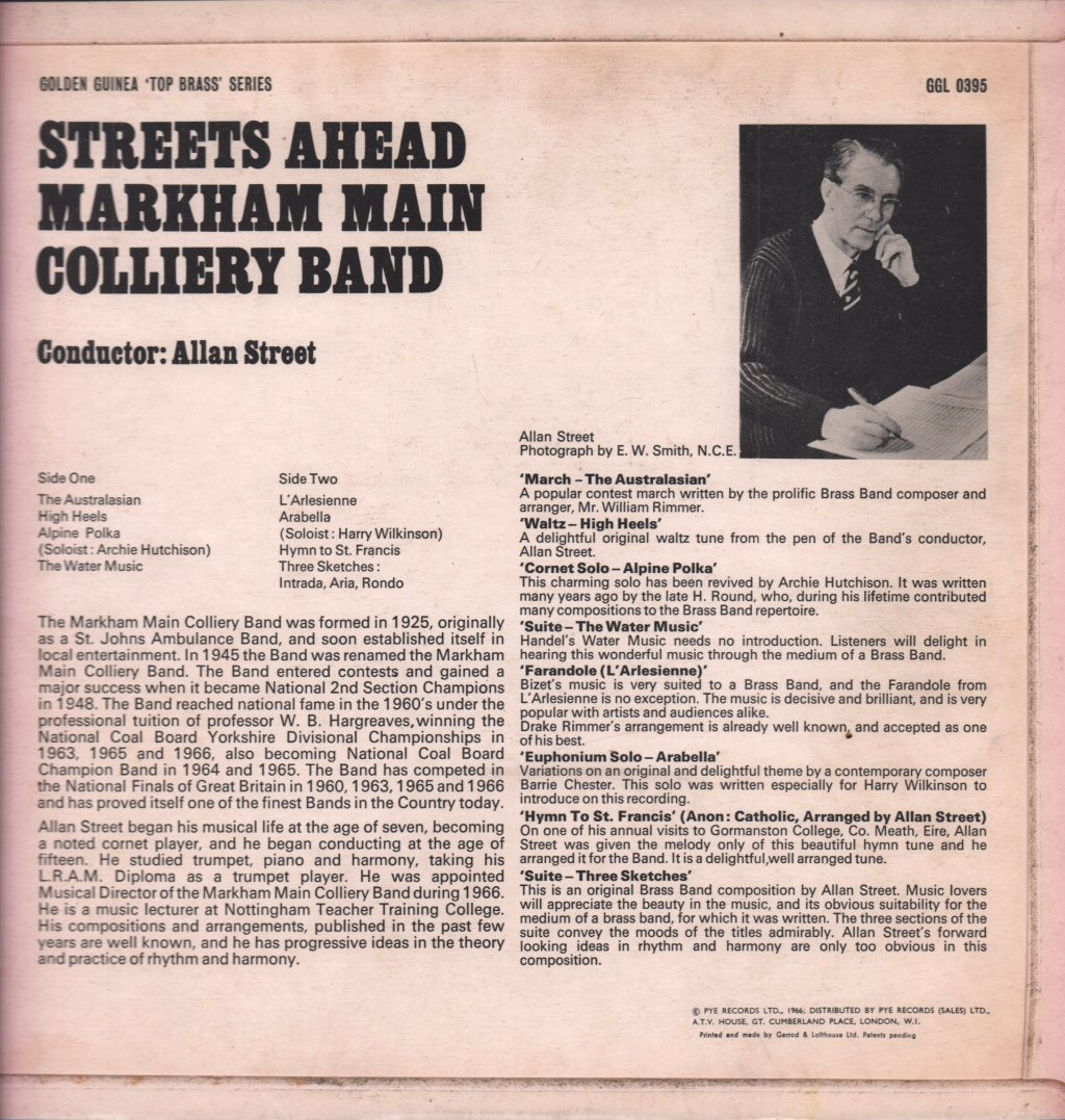 Markham Main Colliery Band - Streets Ahead - Lp