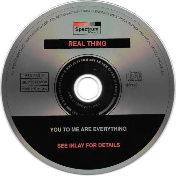 Real Thing - You To Me Are Everything - Cd