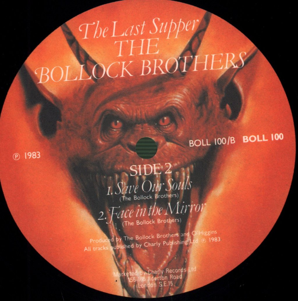 Bollock Brothers - Last Supper - Double Lp