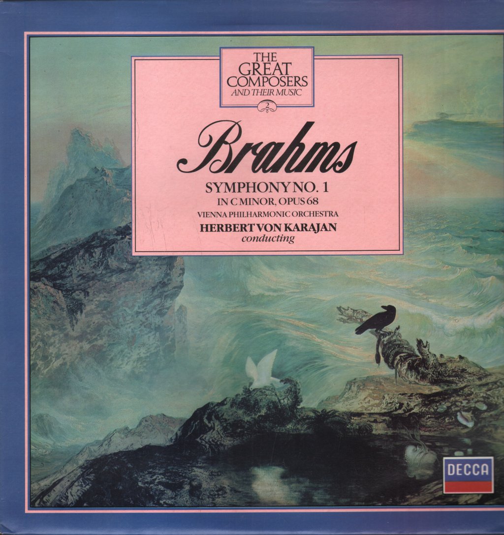 Herbert Von Karajan / Vienna Philharmonic - Brahms - Symphony No.1 In C Minor - Lp