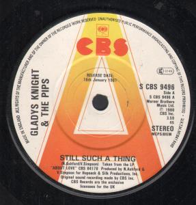 Gladys Knight And The Pips - Still Such A Thing - 7 Inch
