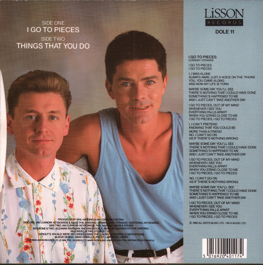 Shooting Party - I Go To Pieces - 7 Inch